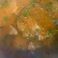 صورة من الاء علوي، شاركها بعد تجربة وصفة حساء الشعير بالطماطم(شوربة مغربية)