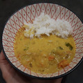 El cooksnap de Laura AO cuando hizo Curry vegano de calabaza, coliflor y kale.