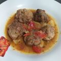 El cooksnap de Lavidaesmaravillosa. (Amparo) cuando hizo Albóndigas a la cerveza.