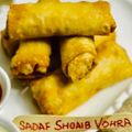 Sadaf Shoaib Vohra's cooksnap of when they made Spring Roll.