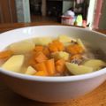 Cooksnap của Vietnamese Cuisine khi họ làm theo món Dinner: Thịt luộc. Trứng rán. Canh cà rốt, khoai tây, thịt băm