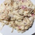 Cooksnap από Sfinarolakis Georgia στη συνταγή Μακαρονάδα με σπιτική σάλτσα καρμπονάρα!