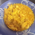 El cooksnap de Patricia Medrano Redondo cuando hizo Arroz meloso de sepia, cocochas de merluza y gamba roja.
