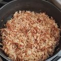 El cooksnap de Hugo Cuellar cuando hizo Arroz con fideo.