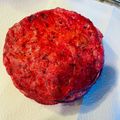Kanupriya Agrawal's cooksnap of when they made Title : beetroot roti or tortilla.