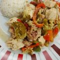 El cooksnap de María José cuando hizo Pollo con brócoli y cítricos.