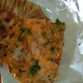 Deepak Chhabra's cooksnap of when they made Left over radish bhurji paratha.