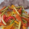 El cooksnap de Lizette Luna cuando hizo Verduras salteadas.