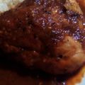 El cooksnap de Marcela Benitez cuando hizo Pollo en chile quemado.