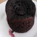 El cooksnap de Silvia Rivas cuando hizo Mug Cake de chocolate fitness.