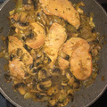 El cooksnap de Aida Cocina cuando hizo Cinta lomo de cerdo, con salsa de champiñones.