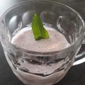 El cooksnap de Laura AO cuando hizo Smoothie de kéfir con arándanos.