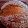 El cooksnap de Renata cuando hizo Pan de harina común, con masa madre.