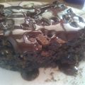 El cooksnap de Maily Diaz cuando hizo Brownie de porotos negros.
