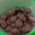 Cooksnap dari Rid Alzaa untuk resep Bakso/pentol daging sapi simple