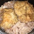 Cooksnap dari putrigema untuk resep Nasi ayam KFC ricecooker super easy takaran sendok