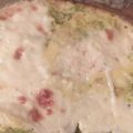 El cooksnap de Gisela Castillo cuando hizo Soufflé de brócoli y choclo.