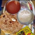 Dhanuk dhar का कुकस्नैप जब उन्होंने आलू प्याज़ पराठा (aloo pyaz paratha recipe in Hindi) बनाया था।