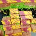 Cooksnap dari KasMira untuk resep 279. Bolu Santan Lapis Coklat-Pandan