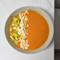 El cooksnap de Nuria Garcia Baeza cuando hizo Gazpacho de tomate y manzana.