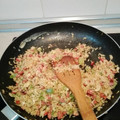 El cooksnap de Nuria cuando hizo Arroz revuelto.