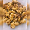 El cooksnap de Antonella Damiano cuando hizo Ñoquis caseros (papa y harina).