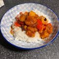 Gavin Morrice's cooksnap of when they made Sweet and Sour Chicken.