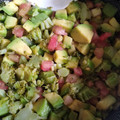 El cooksnap de Andrea cuando hizo Ensalada de Brócoli, Arveja y Aguacate.