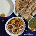Manjit Kaur का कुकस्नैप जब उन्होंने अरबी की सब्जी (arbi ki sabzi recipe in Hindi) बनाया था।
