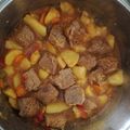 El cooksnap de Conchi Fernandez cuando hizo Estofado de solomillo de cerdo con patatas.