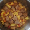 El cooksnap de Conchi Fernandez cuando hizo Estofado de solomillo de cerdo con patatas.