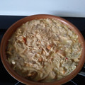 El cooksnap de Arnaldo Valdes cuando hizo Pollo en salsa blanca.