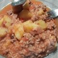 El cooksnap de Melanie Bayley cuando hizo Guiso de arroz con lentejas.