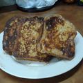 suemei's cooksnap of when they made Vanilla french toast.