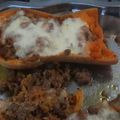 El cooksnap de Gaby Carmena cuando hizo Calabaza rellena con carne picada 😋.
