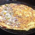 Harini Balakishan's cooksnap of when they made Moong daal cheela.
