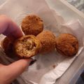 El cooksnap de Antonella Vanoni cuando hizo Albóndigas de soja texturizada.