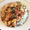 Yodaga's cooksnap of when they made Vegetarian Indian Curry with Garam Masala, Cauliflower and Chick Peas.