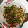 Cooksnap dari Risma Tri Andini untuk resep Orak arik telur buncis bakso pedas
