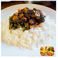 Tastes By Tatas.'s cooksnap of when they made White rice with spinach sauce.