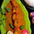 Shampa Chatterjee's cooksnap of when they made Chingri Macher Malai Curry and doodh pulao.