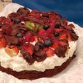 Cathryn Burrows's cooksnap of when they made Berry Brownie Torte.