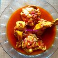 Areeba Khan's cooksnap of when they made Chicken Nihari.
