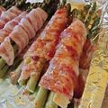 Chef Mommy Nessa's cooksnap of when they made BBQ Bacon Wrapped Asparagus Spears.