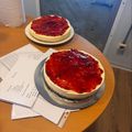 El cooksnap de Antonella De los Santos cuando hizo Cheesecake.