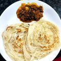 Poonam Varshney का कुकस्नैप जब उन्होंने नवाबी पनीर विथ लच्छा पराठा (nawabi paneer with lachha paratha recipe in hindi) बनाया था।