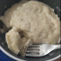 El cooksnap de Ailu Rossano cuando hizo Mugcake torta en taza de banana.