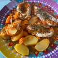 El cooksnap de sara barbado cuando hizo Pechuga y patatas al vapor con salsa. Thermomix. TM6. Cenas ligeras.