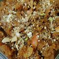 Yamini Naresh Bharti का कुकस्नैप जब उन्होंने मैंगो सूजी हलवा (Mango suji halwa recipe in hindi) बनाया था।