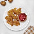 Cooksnap dari Nyanyah untuk resep Potato Wedges, Simpel & Yummy!